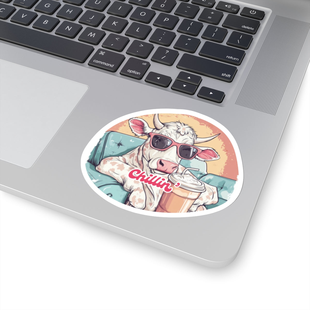 Chillin Cow, Kiss-Cut Stickers